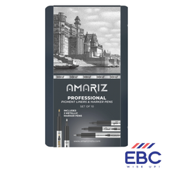 AMARIZ Professional Pigment Liners & Marker Pens (Set of 10)